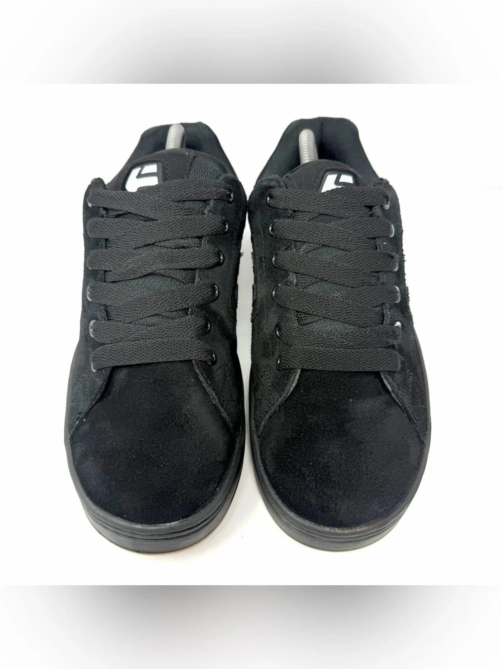 Etnies Men’s Callicut Retro Chunky Skate Shoes Sneakers Sz 9 Black Suede GUC